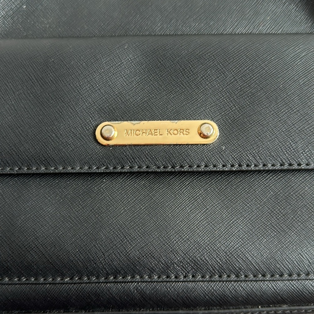 Michael Kors black crossbody. - Picture 2 of 5